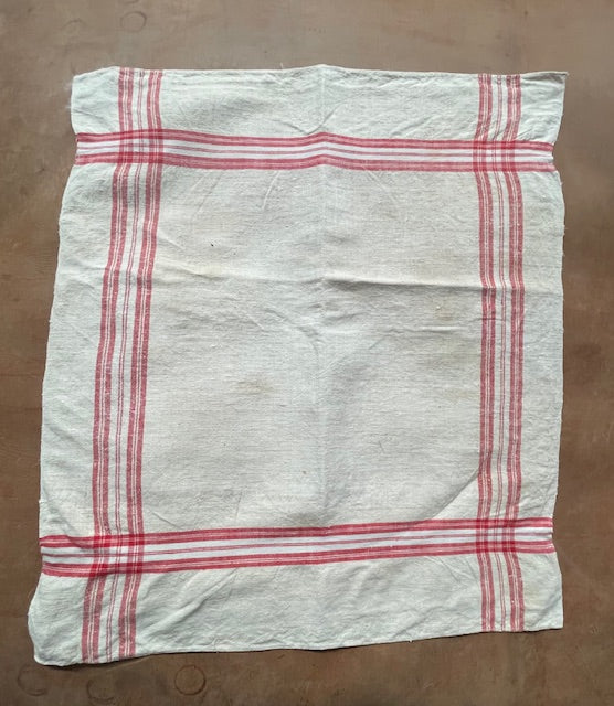 Vintage European Linen Tea Towel  #7056