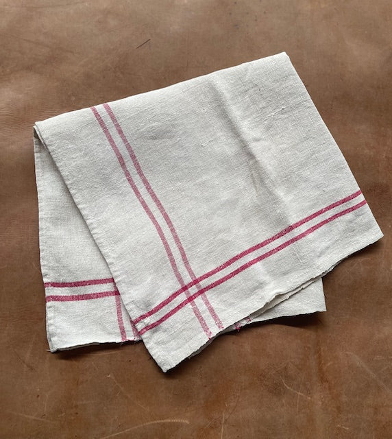 Vintage European Linen Tea Towel  #7057