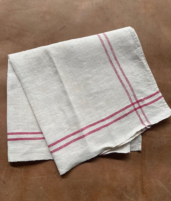 Vintage European Linen Tea Towel  #7057