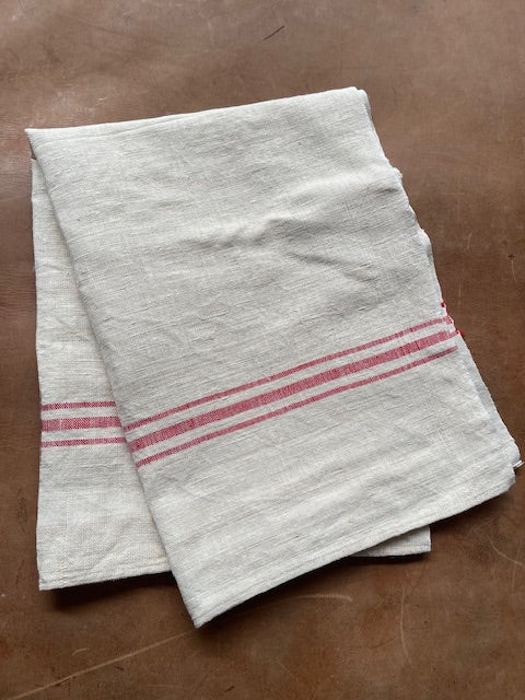 Vintage European Linen Tea Towel  #7058
