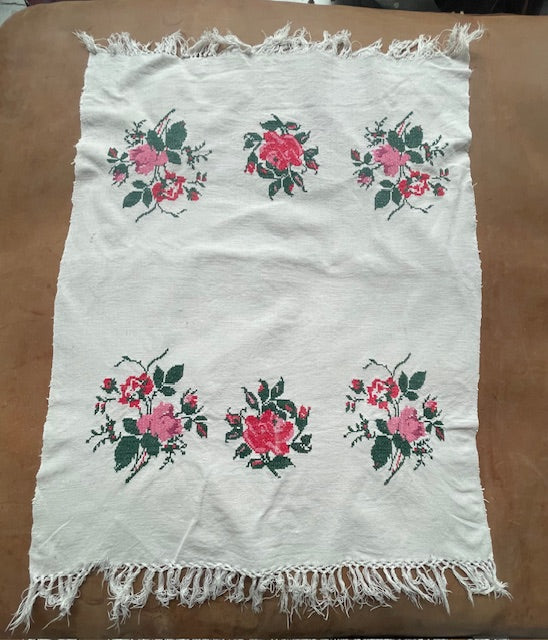Vintage European Linen Tea Towel  #7060