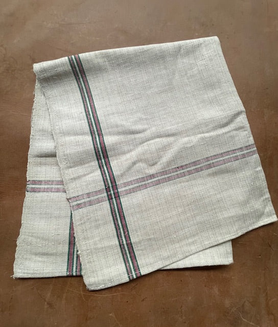 Vintage European Linen Tea Towel  #7061