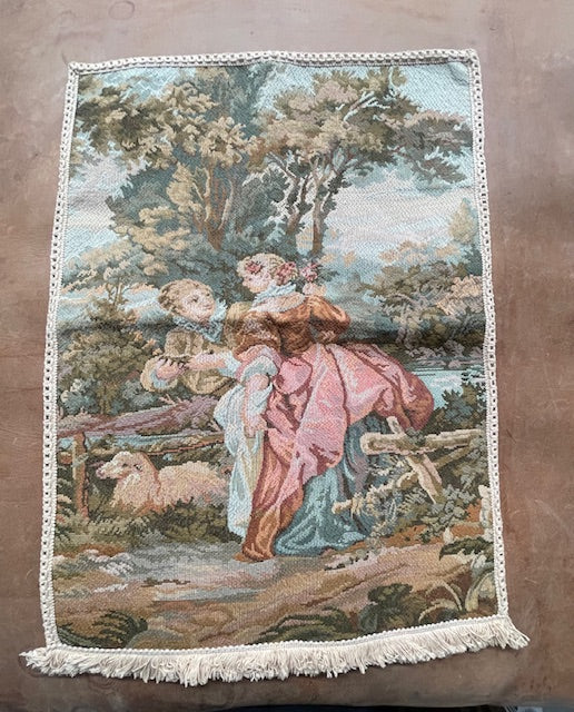 Vintage European Tapestry  #7064