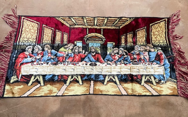 Vintage European Tapestry - Last Supper   #7065