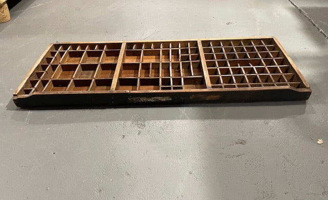 Vintage Wooden Printers Tray #6123