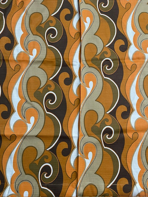 1970s  Curtain/ Fabric  #F883  *Read Info*