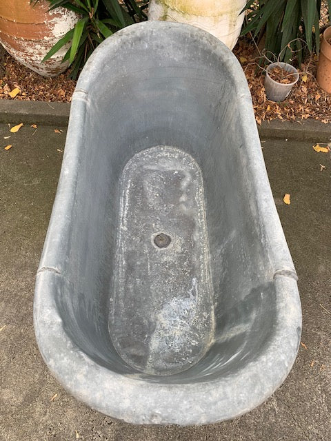 1940s   European Galvanised Bathtub #5837