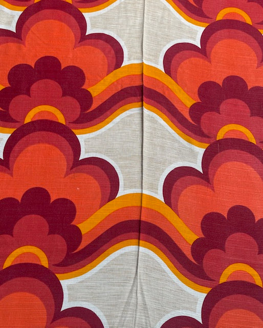 1970s  Curtain/ Fabric  #F888  *Read Info*