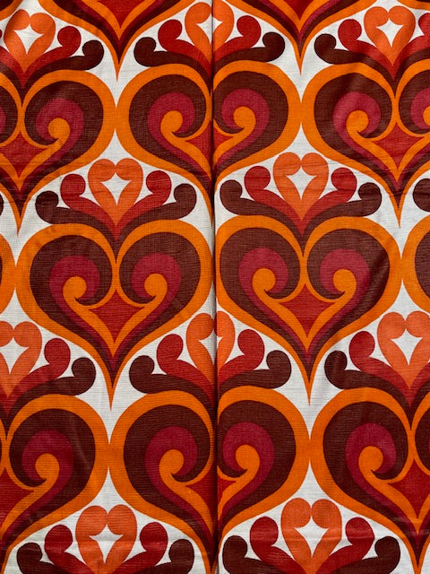 1970s  Curtain/ Fabric  #F898  *Read Info*