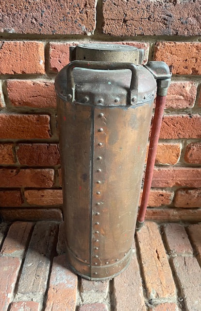 Vintage Copper Simplex Fire Extinguisher  #7072