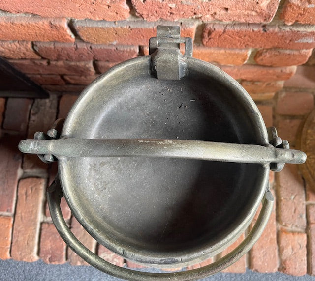 Vintage Brass Milk Can  #7073