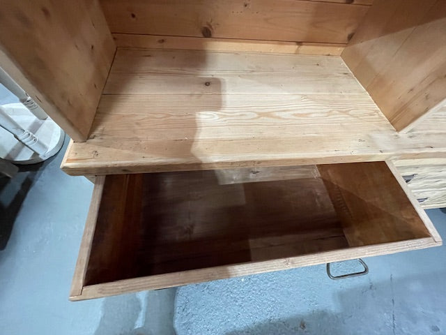 Vintage Wooden Display Cabinet  #6139