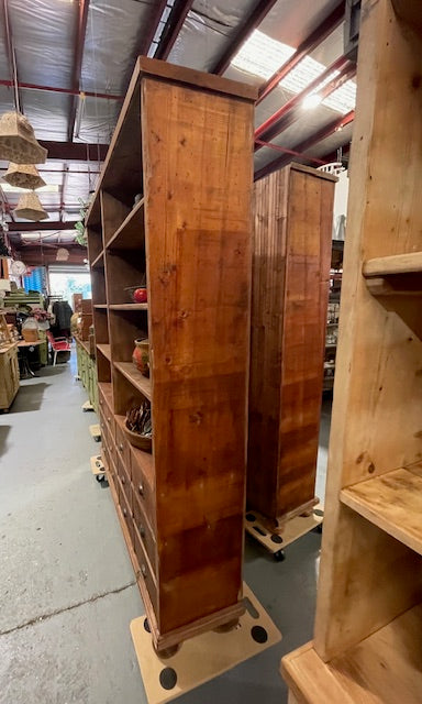 Vintage Wooden Display Cabinet  #6140