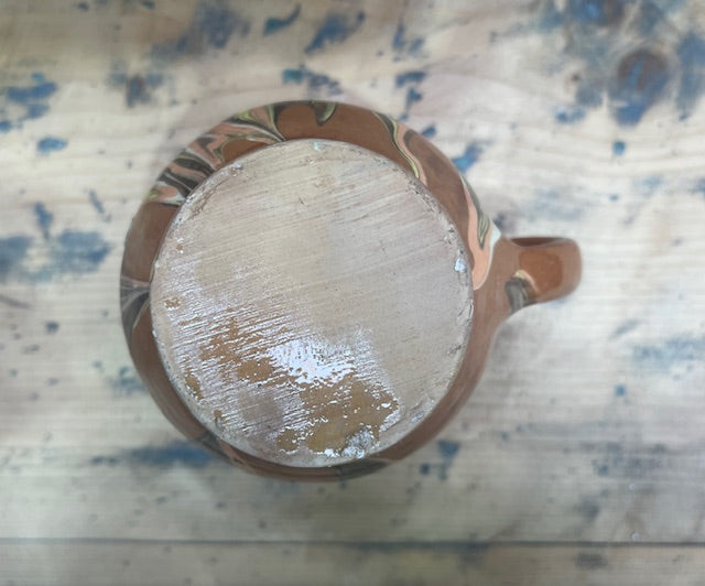 Vintage Hungarian  Glazed Ceramic Small Jug  #7079