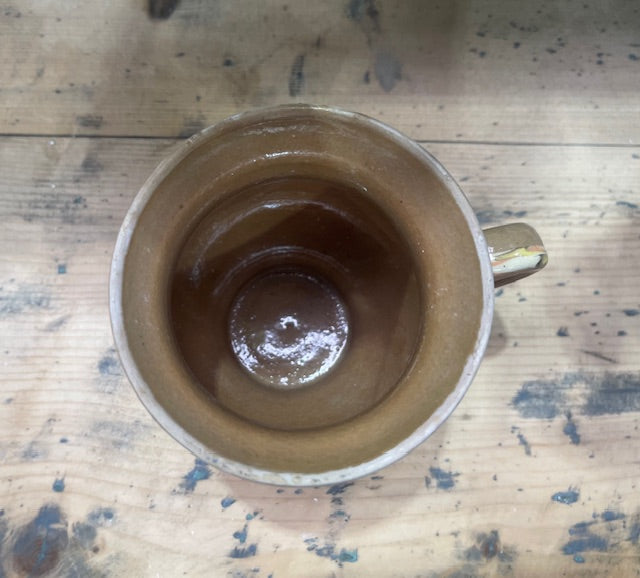 Vintage Hungarian  Glazed Ceramic Small Jug  #7080