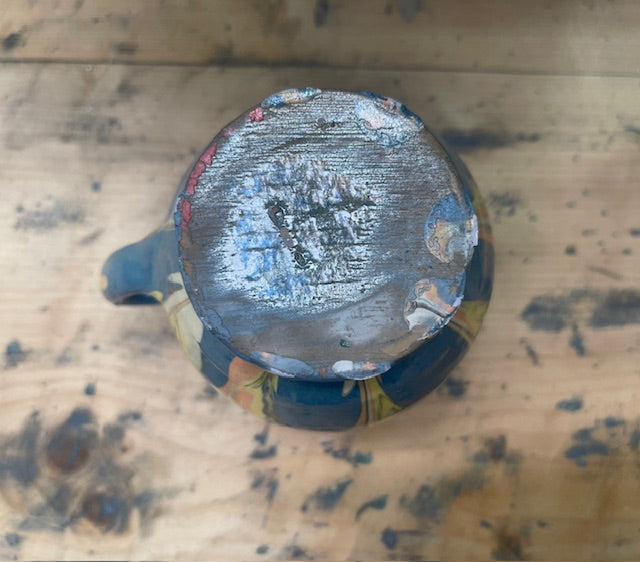 Vintage Hungarian  Glazed Ceramic Small Jug  #7081