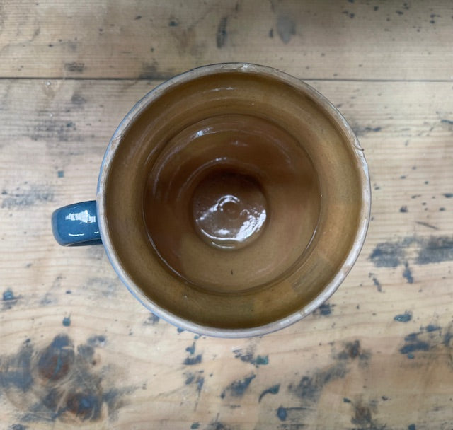 Vintage Hungarian  Glazed Ceramic Small Jug  #7083