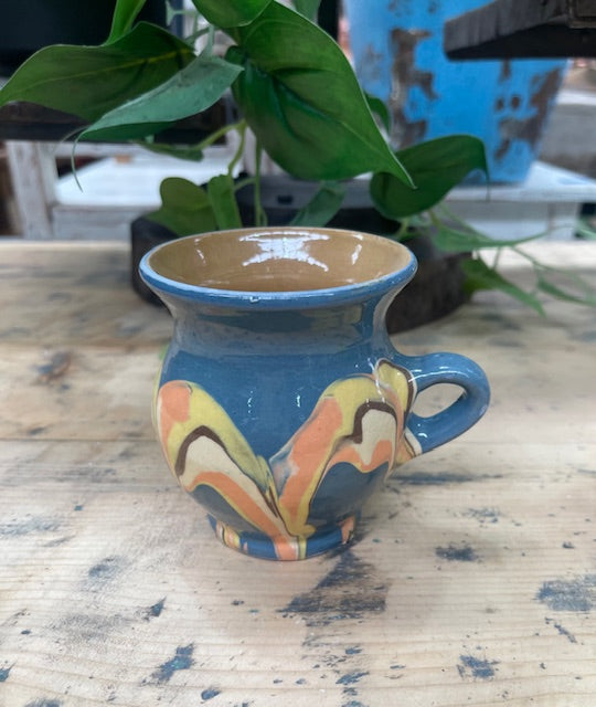 Vintage Hungarian  Glazed Ceramic Small Jug  #7083