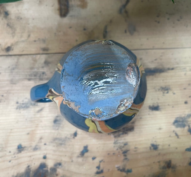 Vintage Hungarian  Glazed Ceramic Small Jug  #7083