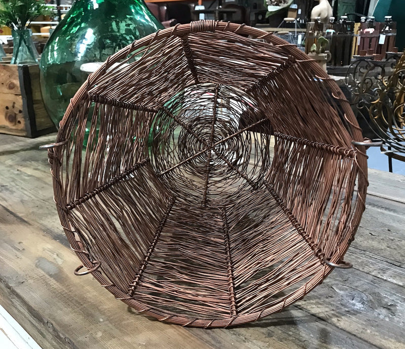 Vintage European Wire  Basket  #5686  Byron