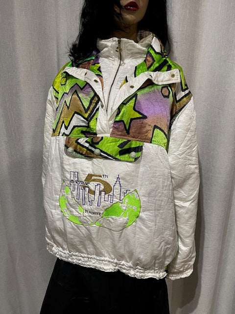 Secondhand/ Vintage Ski Windbreaker  Jacket  #W88  Includes AUS Postage (Copy)