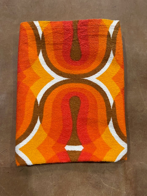 Vintage  Terry Towelling Curtain/ Fabric  #F932  *Read info*