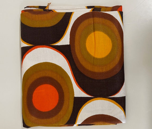 Vintage Curtain/ Fabric  #F509  FREE AUS POSTAGE