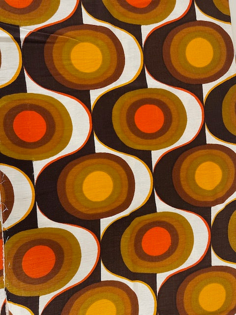 Vintage Curtain/ Fabric  #F509  FREE AUS POSTAGE