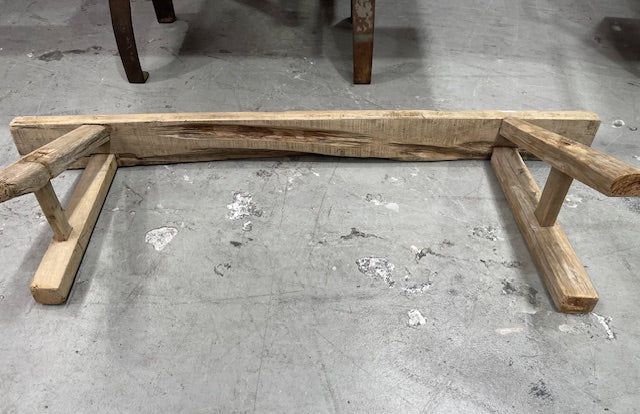 Vintage Hungarian Milking Bench Seat  #7089