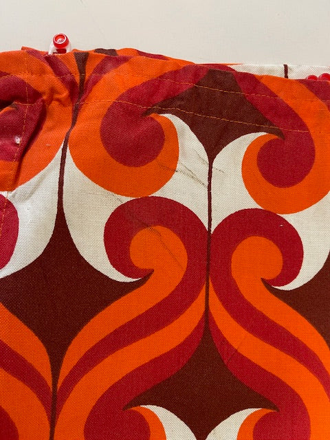 Vintage Curtain/ Fabric  #F512  FREE AUS POSTAGE