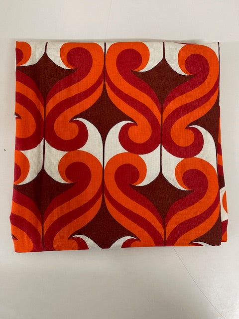 Vintage Curtain/ Fabric  #F512  FREE AUS POSTAGE