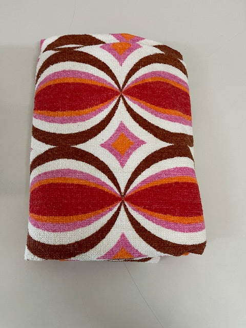 Vintage  Terry Towelling Curtain/ Fabric  #F516  FREE AUS POSTAGE