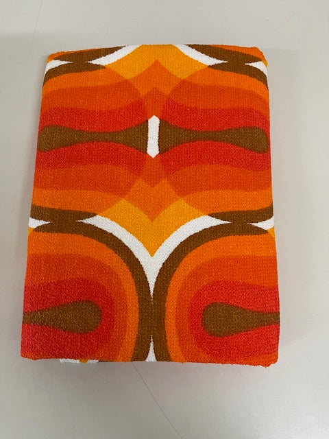 Vintage  Terry Towelling Curtain/ Fabric  #F517  FREE AUS POSTAGE