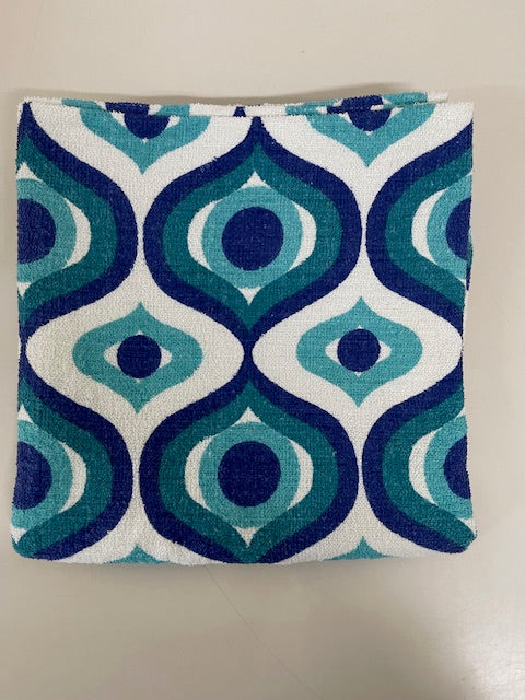 Vintage  Terry Towelling Curtain/ Fabric  #F520  FREE AUS POSTAGE