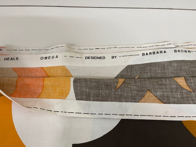 1970s  Curtain/ Fabric  #F526