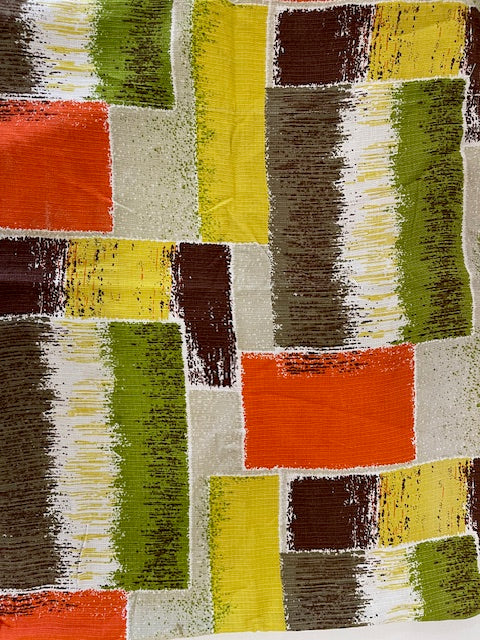 1950s  Curtain/ Fabric  #F537  FREE AUS POSTAGE
