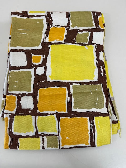 1950s  Curtain/ Fabric  #F538  FREE AUS POSTAGE