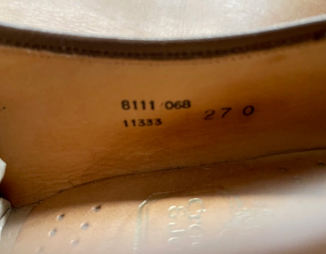 Mens Vintage Crockett & Jones Ostrich Leather  Shoes  #V100