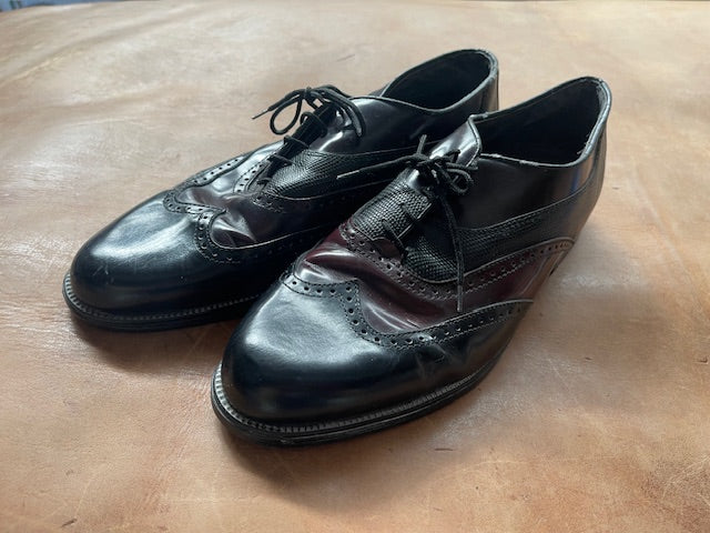 Mens Vintage Italian  Leather  Shoes  #V102