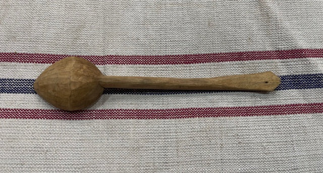 Vintage  European Handcarved  Wooden Spoon #7116