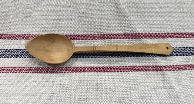 Vintage  European Handcarved  Wooden Spoon #7119
