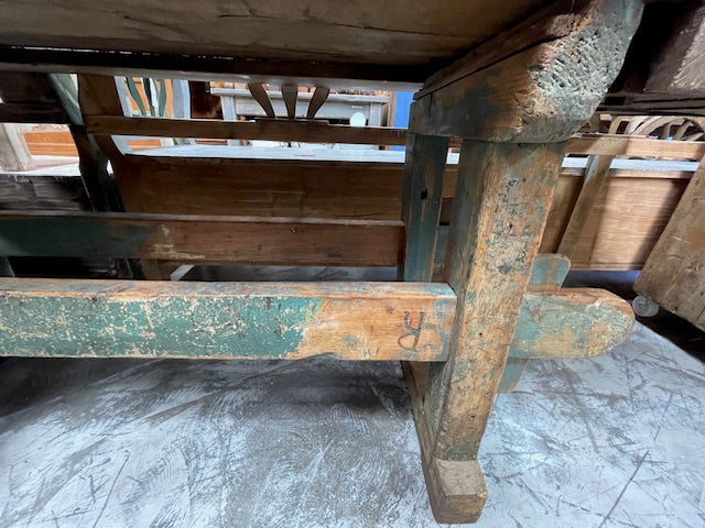 Rustic European  Woodworking  Workbench #7125