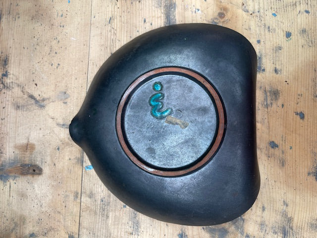 Vintage Hungarian   Glazed Ceramic Bowl  #7133