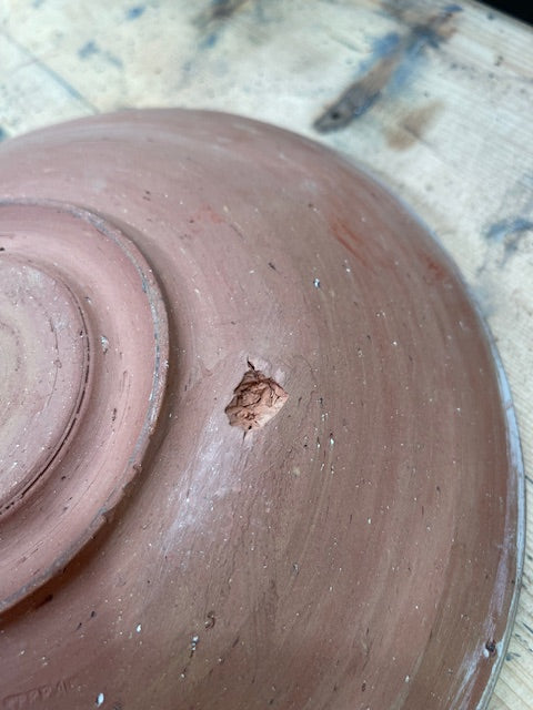 Vintage Romanian  Glazed Ceramic Plate  #7135