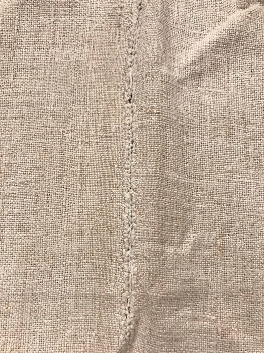 Vintage  Linen/Hemp Sheet  1940s  #5360   (Read Information About This Item)
