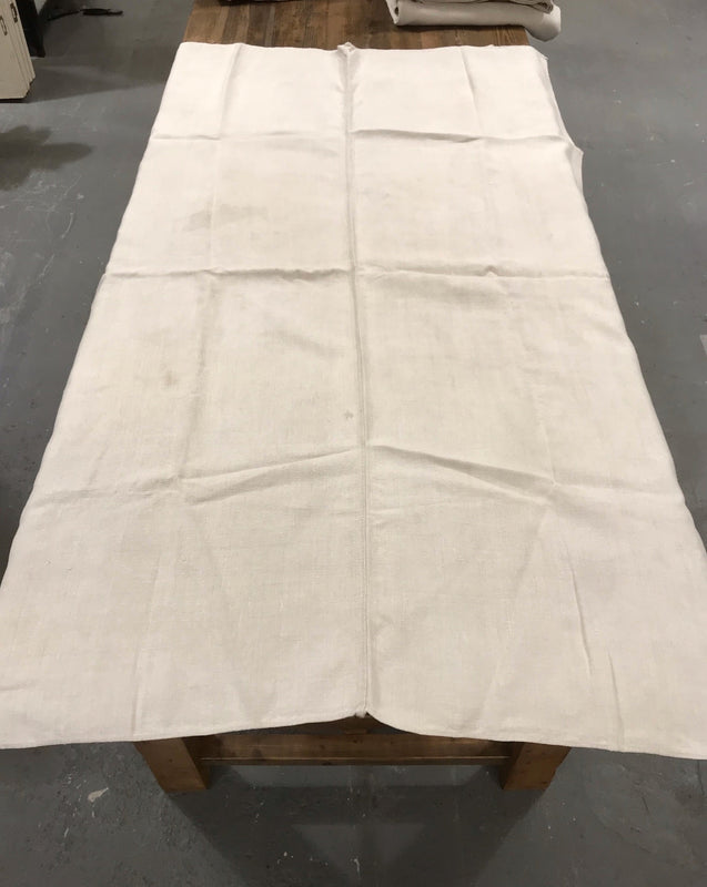 Vintage  Linen/Hemp Sheet  1940s  #5362   (Read Information About This Item)