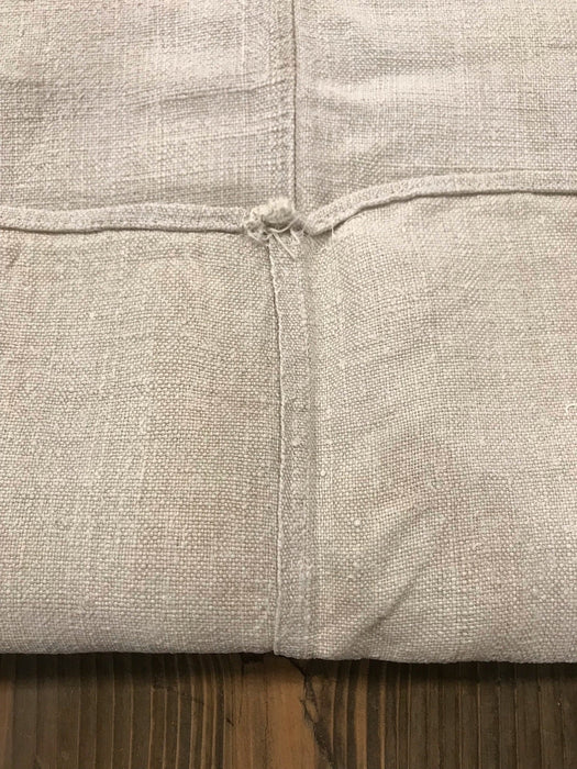 Vintage  Linen/Hemp Sheet  1940s  #5362   (Read Information About This Item)