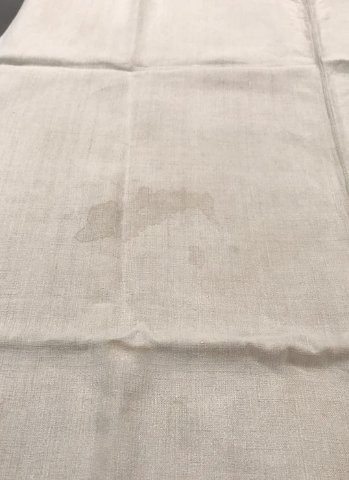 Vintage  Linen/Hemp Sheet  1940s  #5362   (Read Information About This Item)