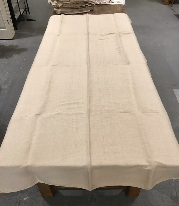 Vintage  Linen/Hemp Sheet  1940s  #5366   (Read Information About This Item)