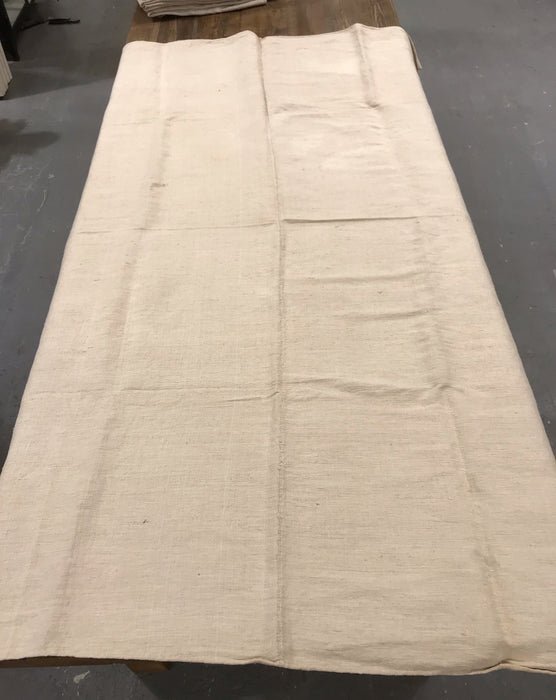 Vintage  Linen/Hemp Sheet  1940s  #5363   (Read Information About This Item)